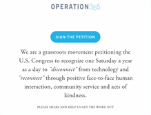 Tablet Screenshot of operation-365.org